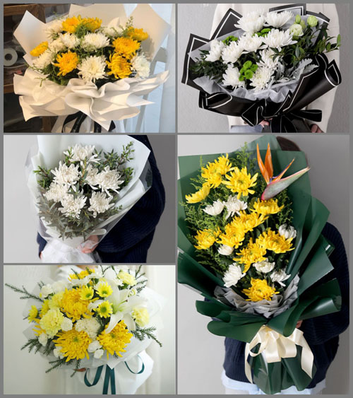 广西梧州藤县塘步镇白事花束代送